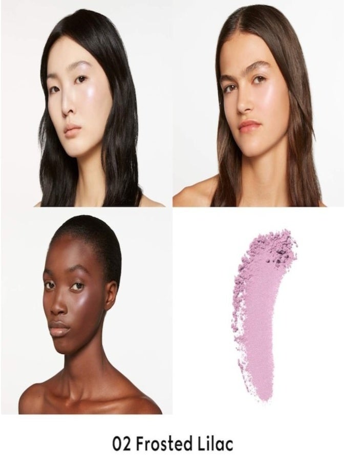 Gucci Glow Illuminating Highlighter 10g 02 Frosted Lilac - pearl lilac | Multi-Use Gel-Powder Highlight - Image 2